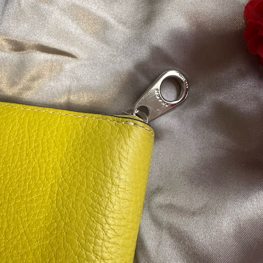 🌹LIMITED EDITION Coach Teri Hobo Lime Leather
Shoulder & Crossbody Bag & Wallet - Picture 14 of 16